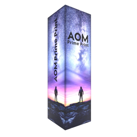 Square Backlit Trade Show Display Tower