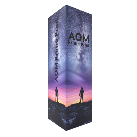 Square Backlit Trade Show Display Tower