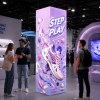 Square Backlit Trade Show Display Tower