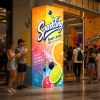 Square Backlit Trade Show Display Tower
