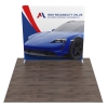 8ft Straight FlexZip Trade Show Display