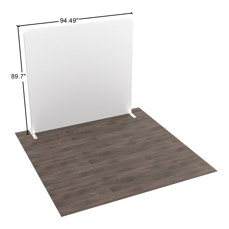 8ft Straight FlexZip Trade Show Display