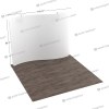 10ft S-Shaped FlexZip Trade Show Display