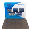 10ft Straight FlexZip Trade Show Display