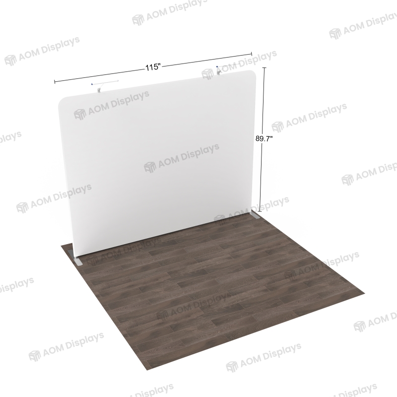 10ft Straight FlexZip Trade Show Display