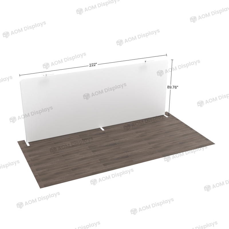 18.5ft Flat FlexZip Trade Show Display