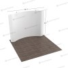 10ft Curved FlexZip Trade Show Display