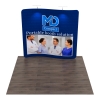 8ft S-Shaped FlexZip Trade Show Display