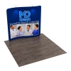 8ft S-Shaped FlexZip Trade Show Display