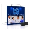 8ft S-Shaped FlexZip Trade Show Display