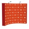 10ft Curved FlexPop™ Fabric Pop-Up Display