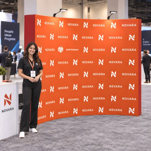 10ft Curved FlexPop™ Fabric Pop-Up Display