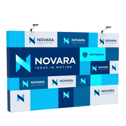 12ft Straight FlexPop™ Fabric Pop-Up Display