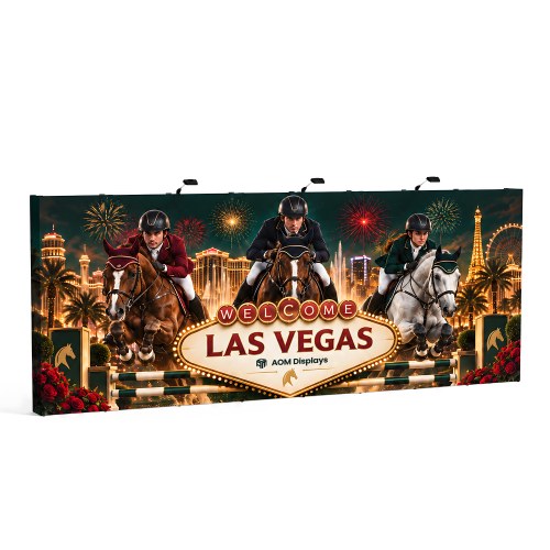 20ft Straight FlexPop™ Fabric Pop-Up Display