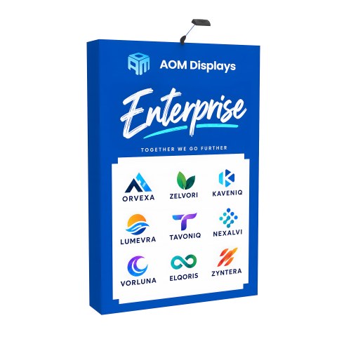 5ft Straight FlexPop™ Fabric Pop-Up Display