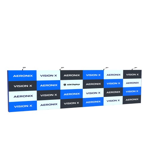 30ft Straight FlexPop™ Fabric Pop-Up Display