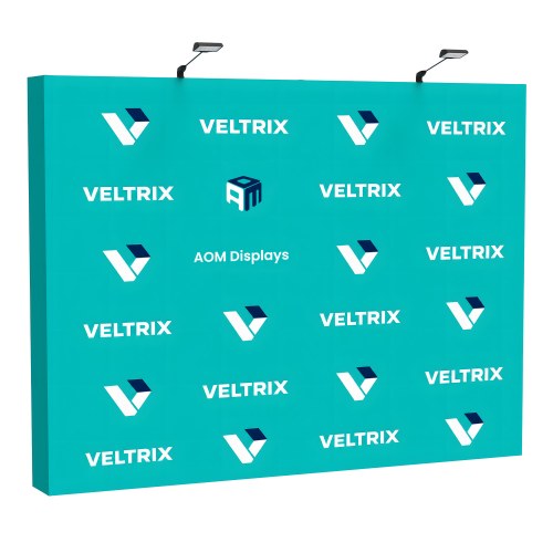 10ft Straight FlexPop™ Fabric Pop-Up Display
