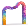 Custom Wave-Top Fabric Arch Display