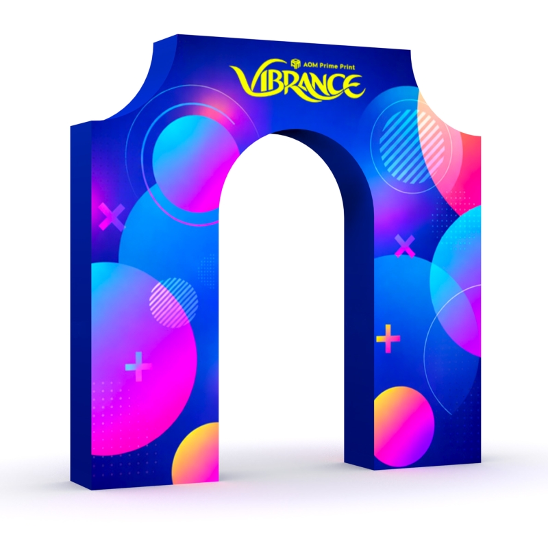 Event Arch Box Custom 10ft 3D Fabric Event Entrance Archway Display for Trade Shows ...