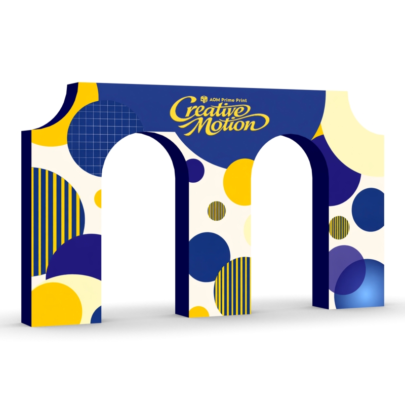 Event Arch Box Custom 17ft 3D Fabric Event Entrance Archway Display for Trade Shows ...