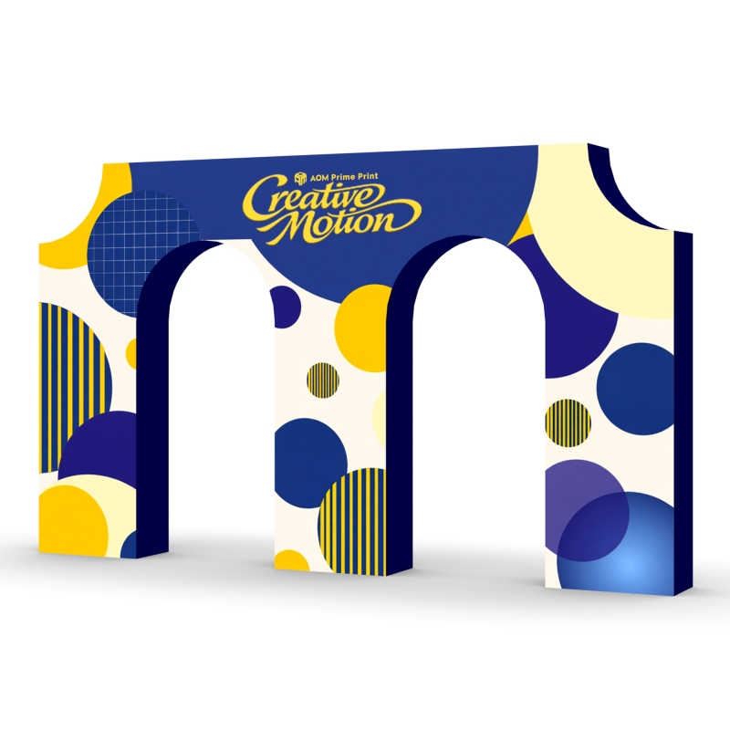 Event Arch Box Custom 17ft 3D Fabric Event Entrance Archway Display for Trade Shows ...