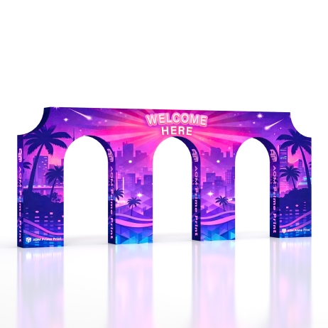 24ft Triumphal Event Arch Triple