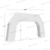 Custom 3D Entrance Archway Banner Stand
