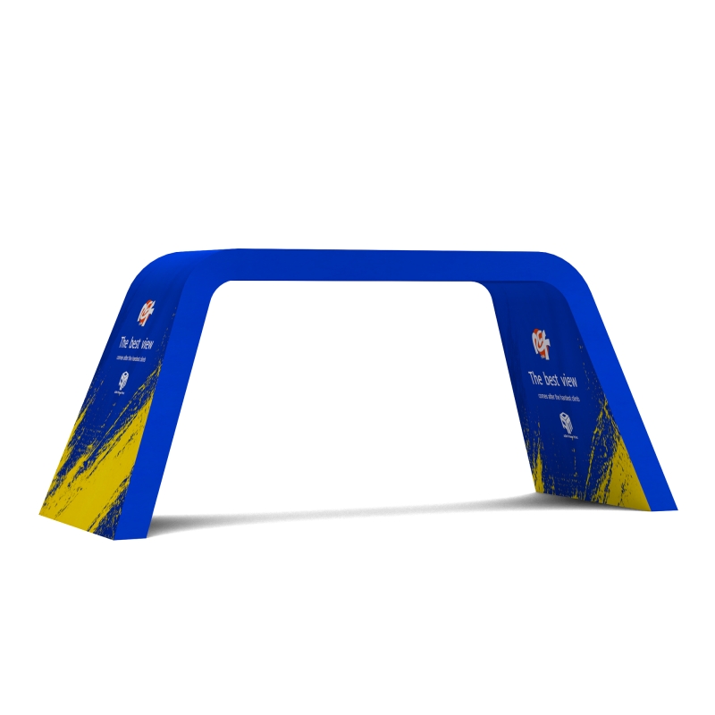 Custom Rounded-Corner Archway Display