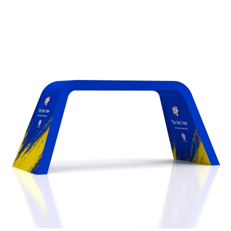 Custom Rounded-Corner Archway Display