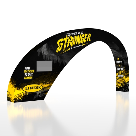 Grand Archway Display with TV Mounts