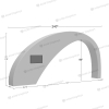 Grand Archway Display with TV Mounts