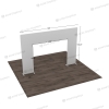 Slim N-Shaped Fabric Archway Display