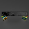 Backlit N-Shaped Angular Archway Display