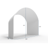 Custom Fabric Event Entrance Archway Display
