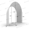 Custom Fabric Event Entrance Archway Display