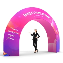 Custom Triangular Archway Banner Stand