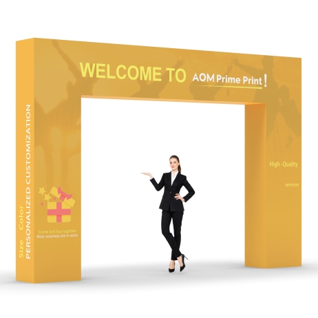 Custom 3D N-Shaped Archway Banner Stand