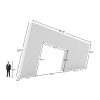 Custom Slanted Top Archway Banner Stand
