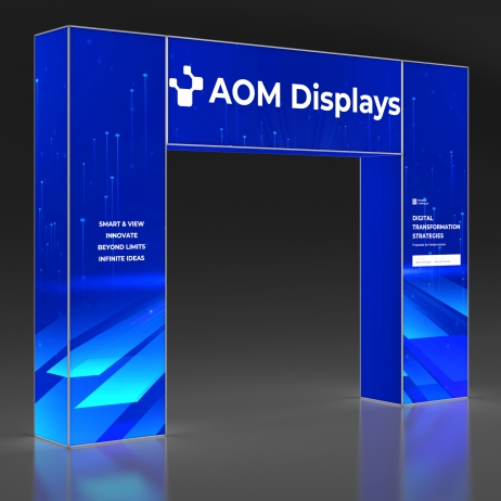Custom Backlit Lightbox Archway Banner