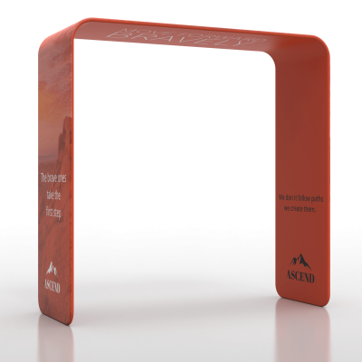 Custom Trade Show N-Shaped Archway Banner Stand Display 01