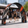 Custom Rainbow Archway Banner Stand