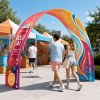 Custom Rainbow Archway Banner Stand
