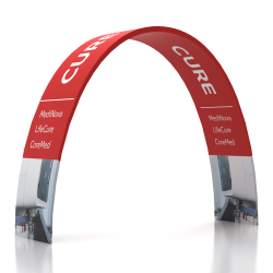 Custom Rainbow Archway Banner Stand