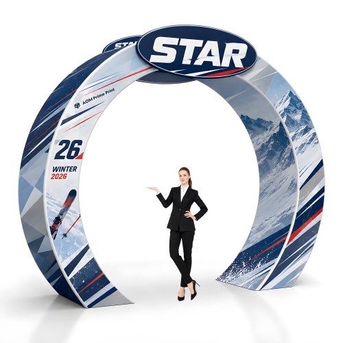 Custom Rectangular Archway Banner Stand