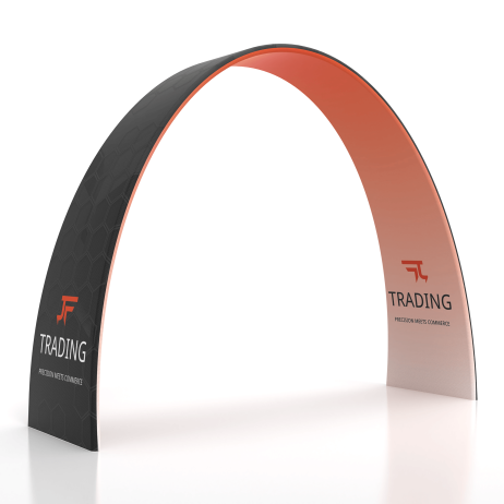 Custom Ribbon Archway Banner Stand