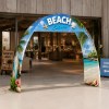 Custom Ribbon Arch Banner with Header