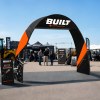 Custom Ribbon Arch Banner with Header