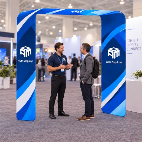 Custom N-Shaped Archway Banner Stand