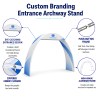 Custom Ribbon Arch Banner with Header