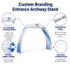 Custom Ribbon Arch Banner with Header